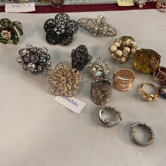 Blank--Costume rings size 5-9 ur choice see pics sold as is - Picture 9 of 14